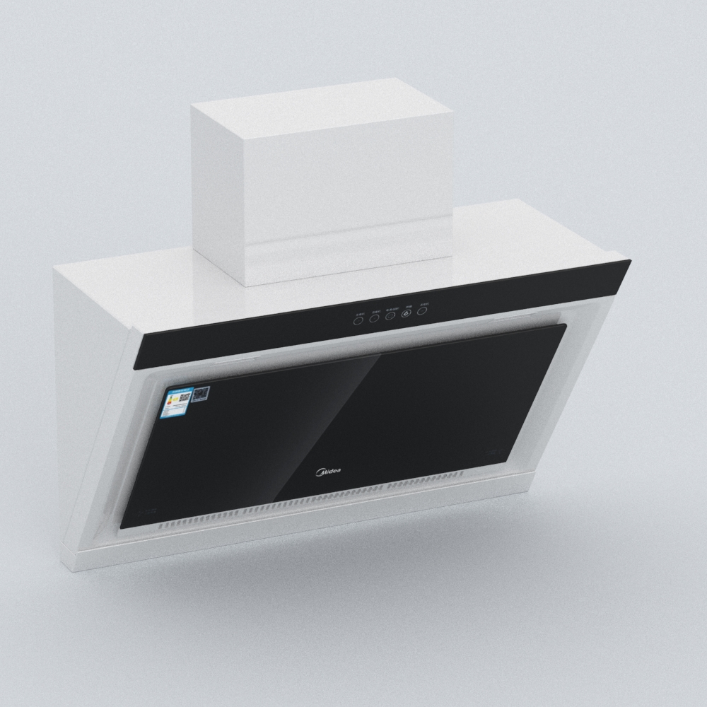 美的-cxw-200-tj9015模型素材-烟机美的模型-三维家模型素材库