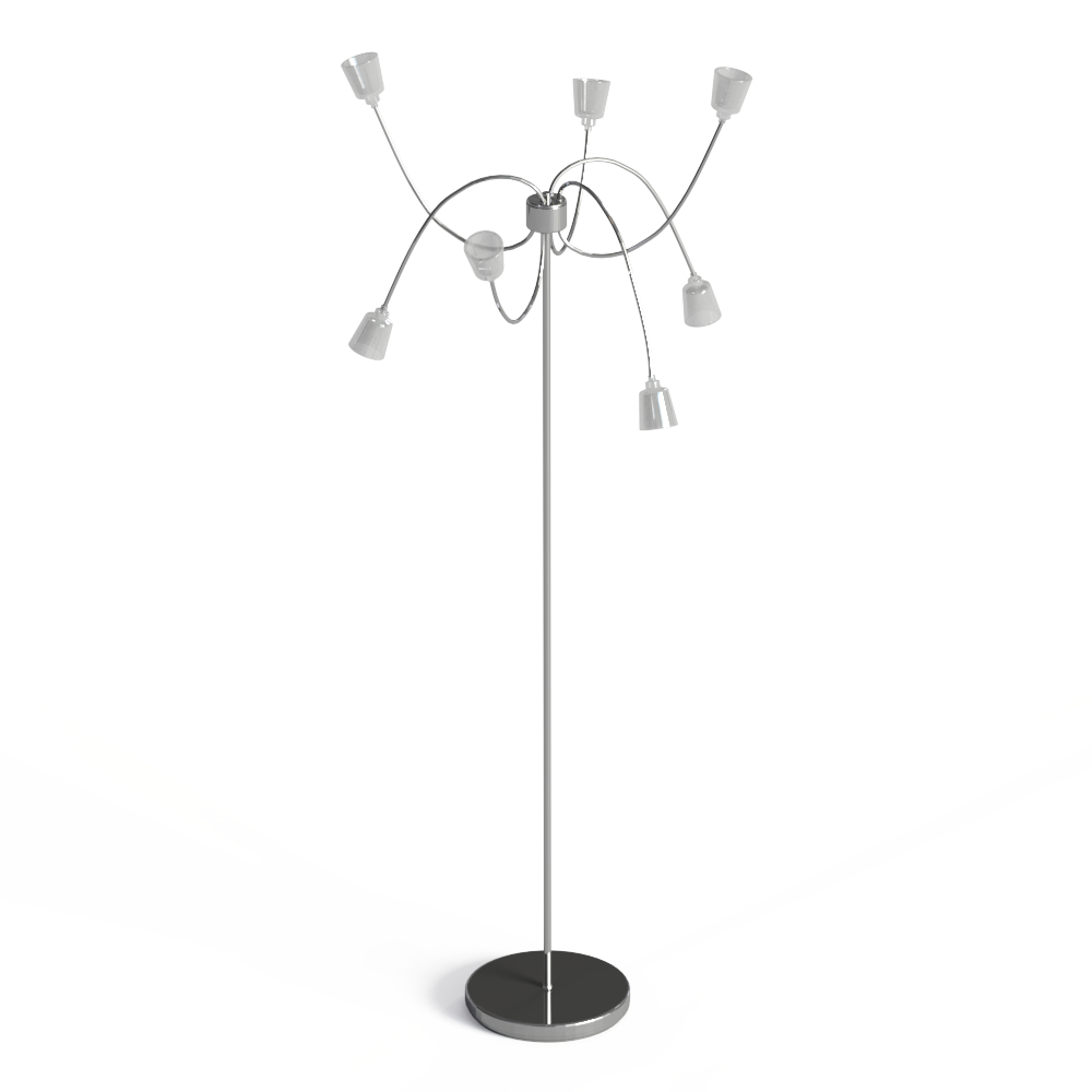 现代铁艺落地灯