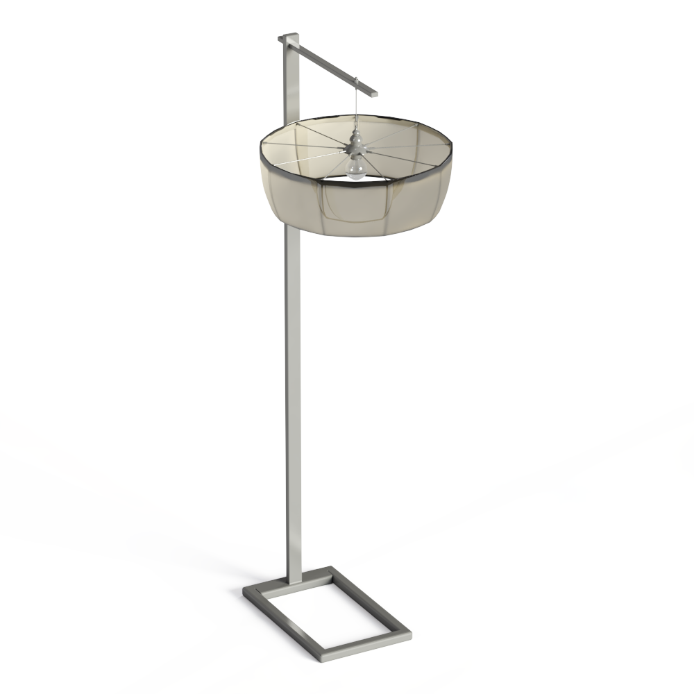 中式金属落地灯