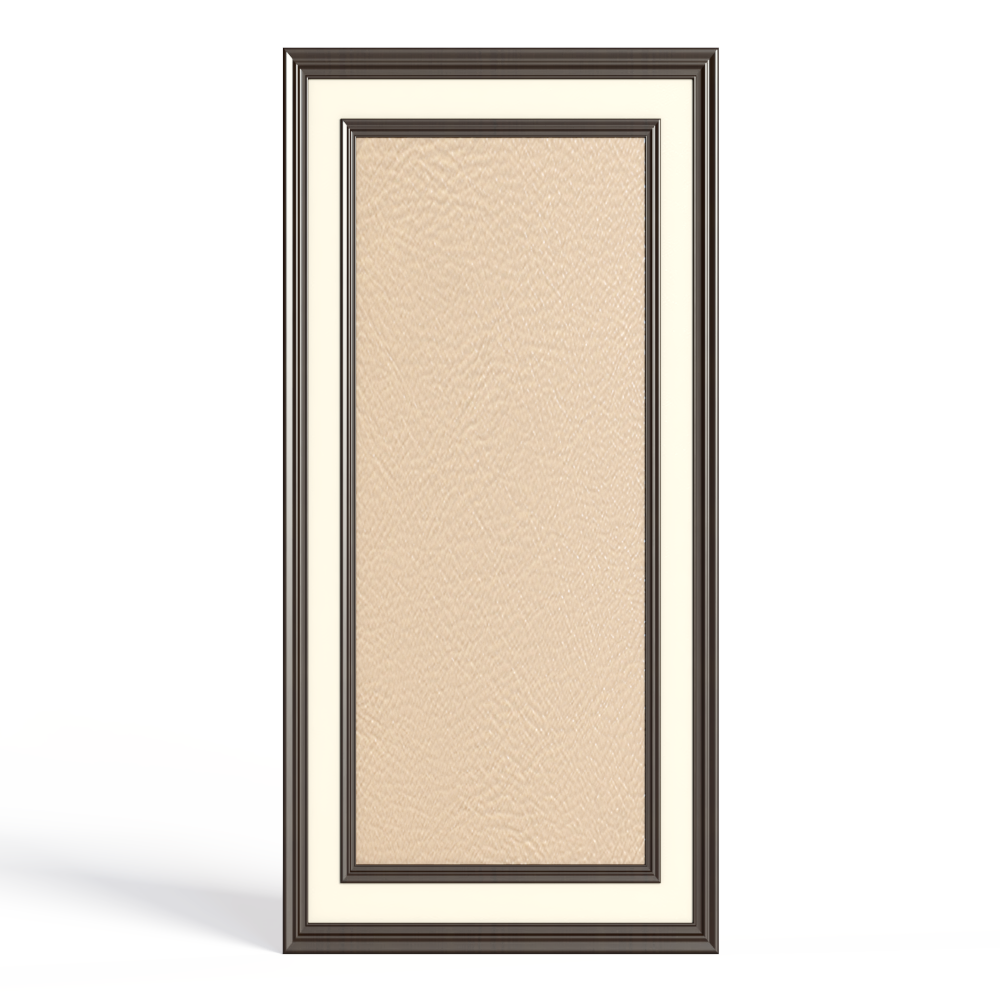 欧式护墙板模型素材-欧式护墙板黄色皮艺模型-三维家模型素材库