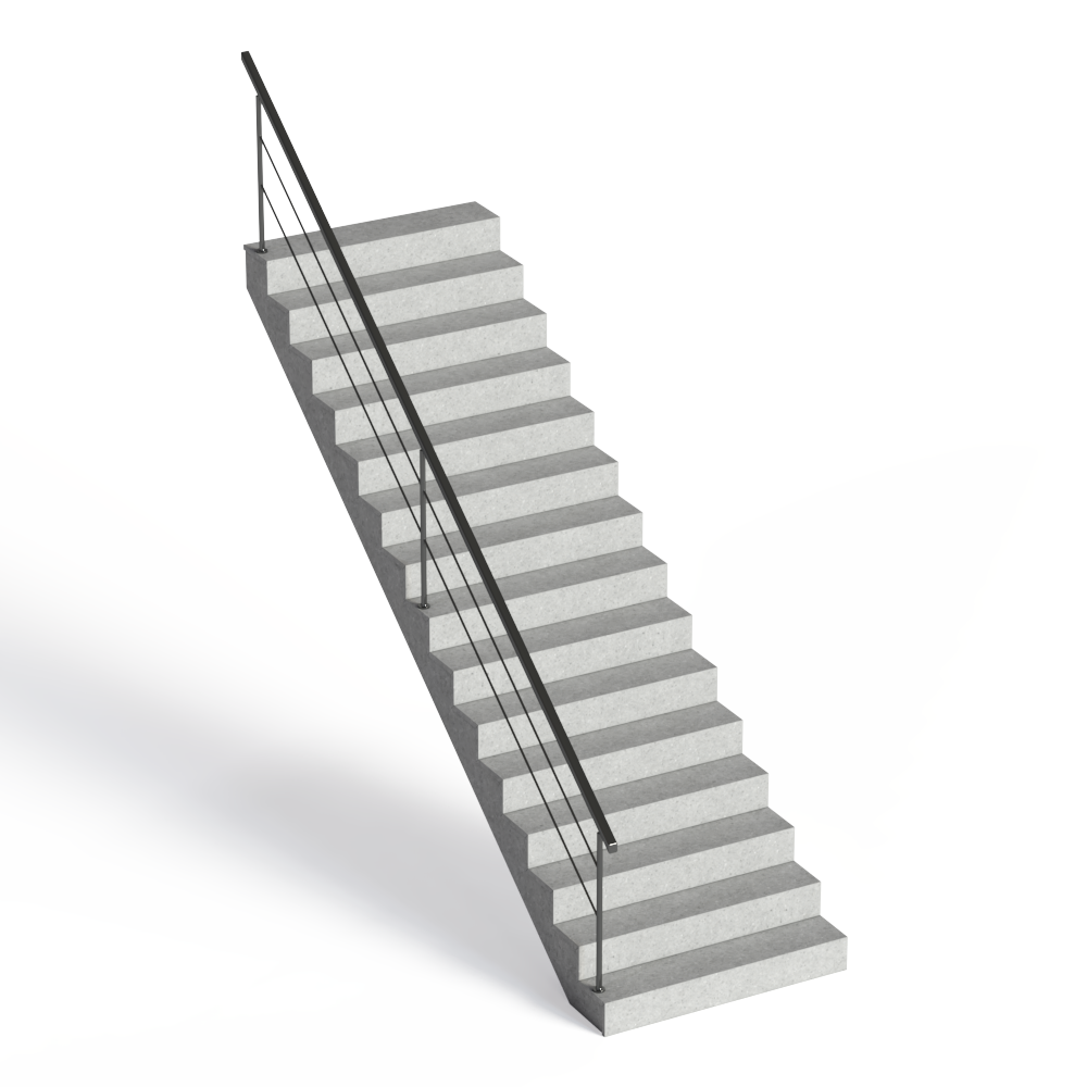 工业风水泥楼梯