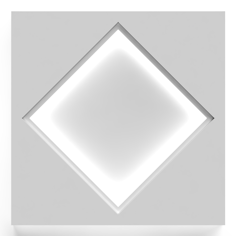 现代吊顶模型素材-石膏现代白色简易造型模型-三维家模型素材库