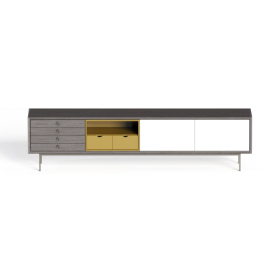 北欧风木艺电视柜