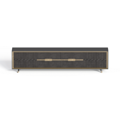 轻奢风烤漆电视柜