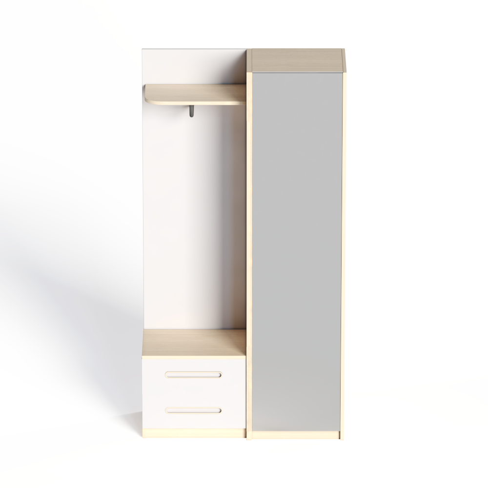 现代木艺隔断柜