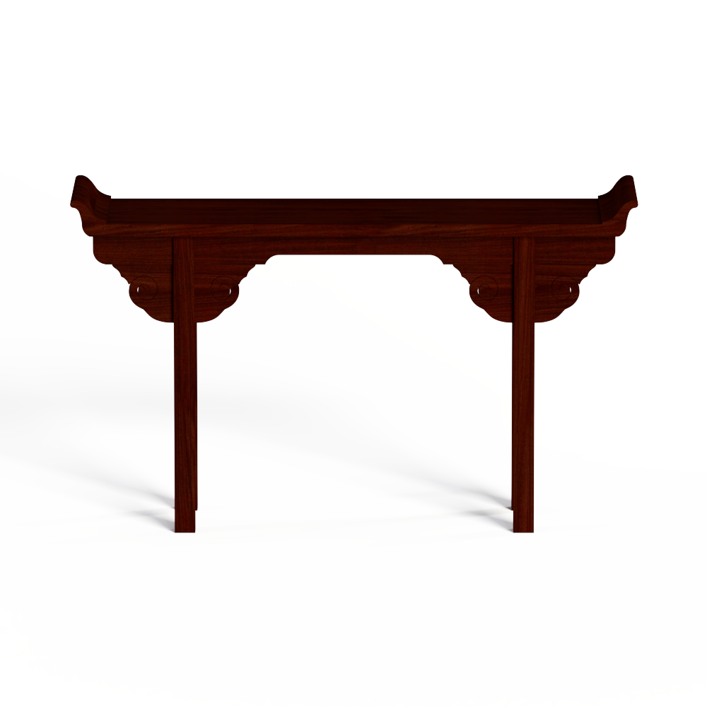中式实木端景桌