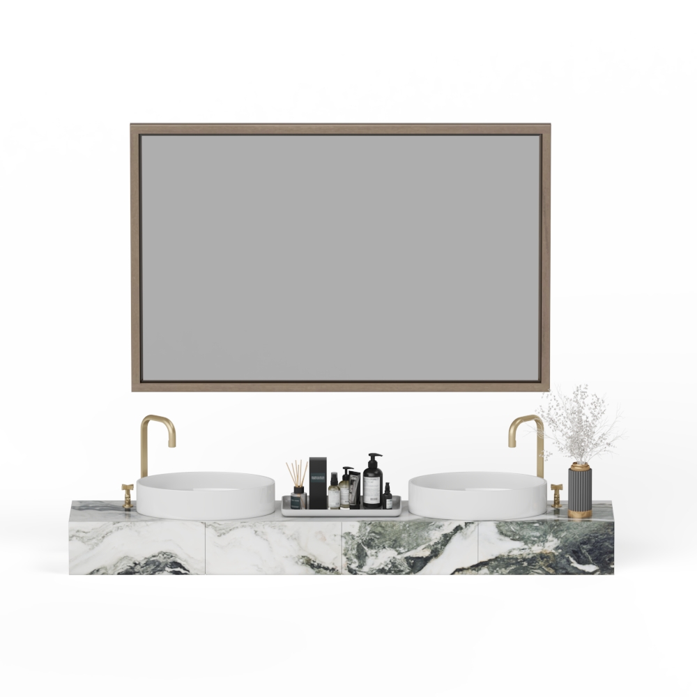 现代浴室柜组合