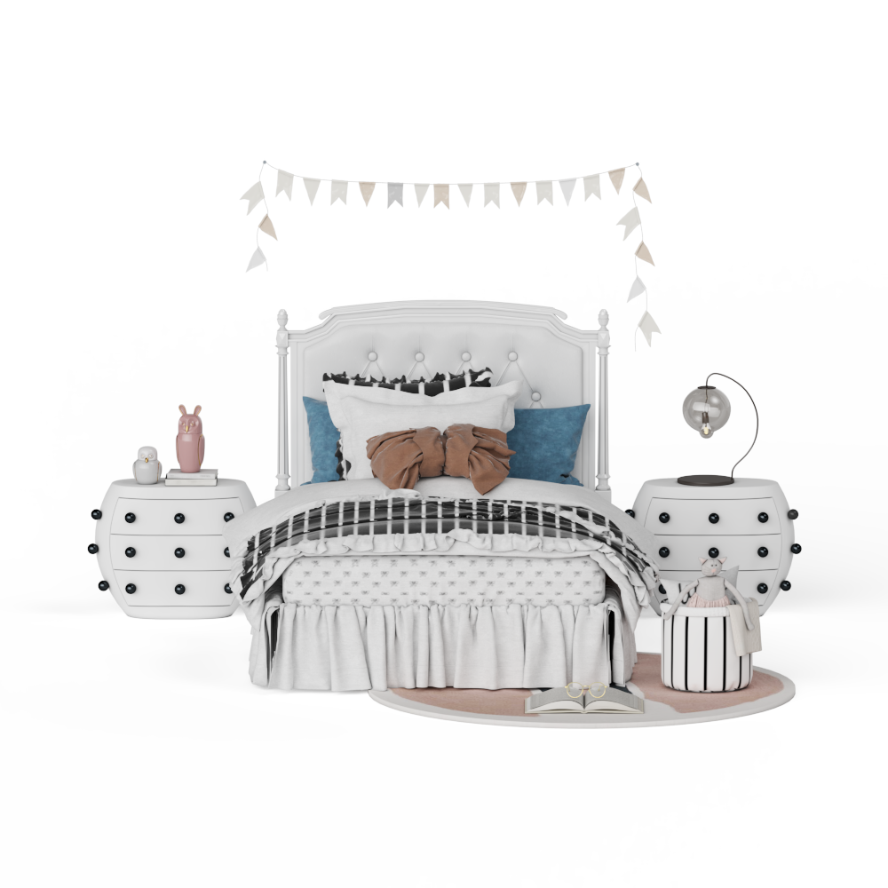 现代儿童床组合