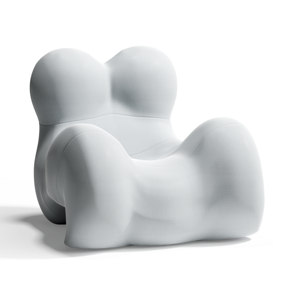 现代创意妈妈的怀抱布艺休闲沙发