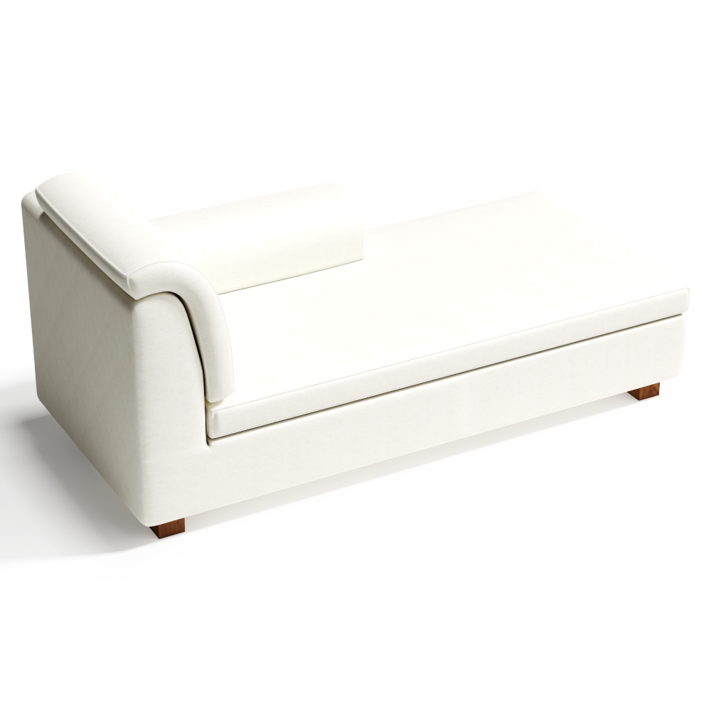 现代皮革贵妃椅