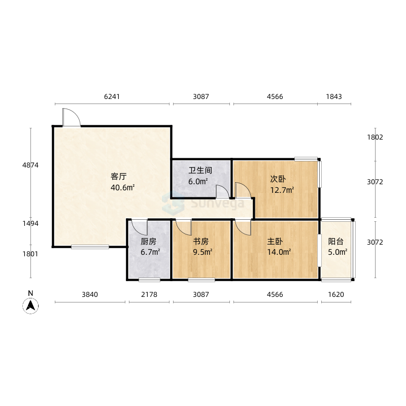 0m山西省 / 吕梁市 昌瑞绿洲 3室2厅2卫1厨 | 125.