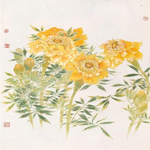 “橙舍的画”戴志文-金枝玉叶03