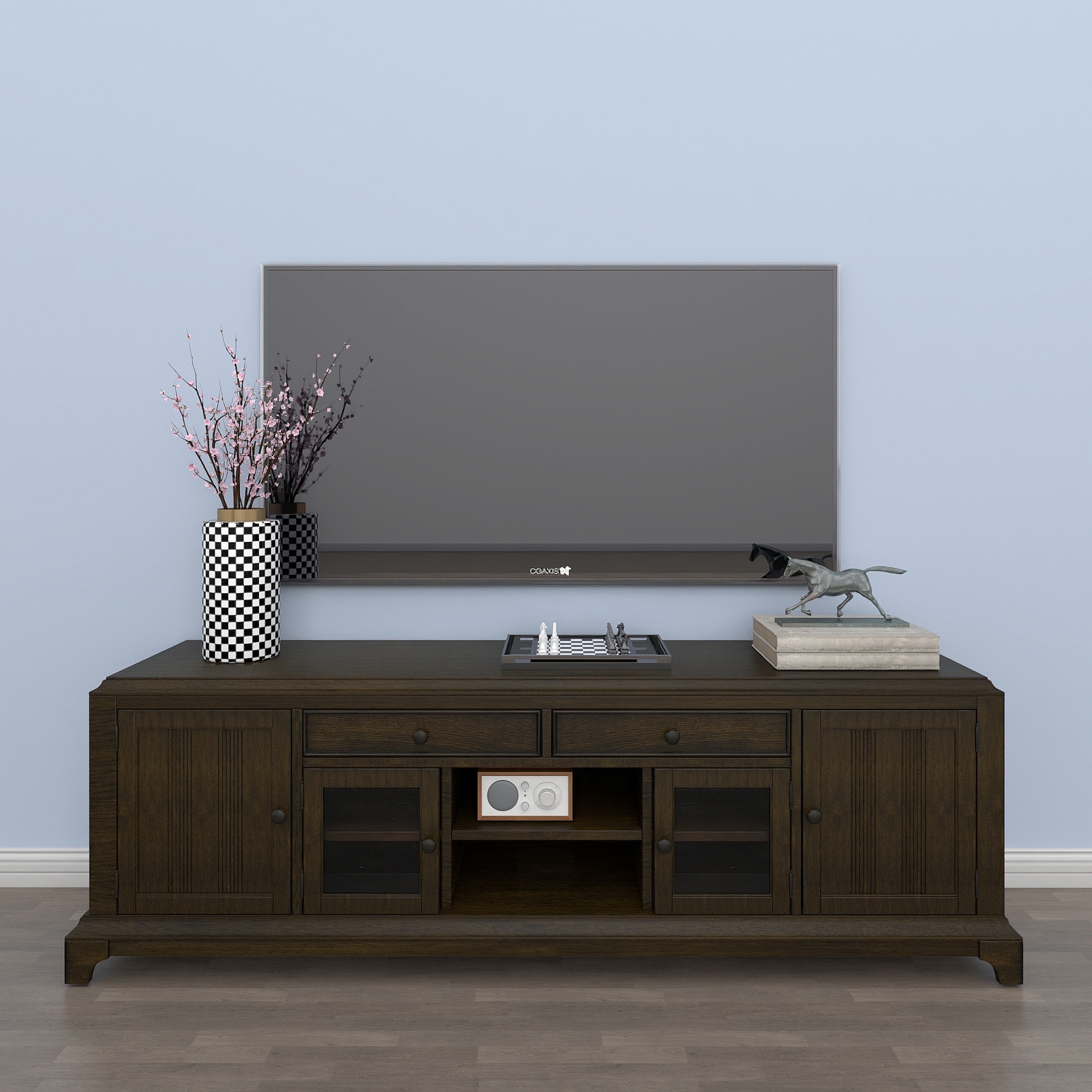 美式电视柜组合-优梵艺术