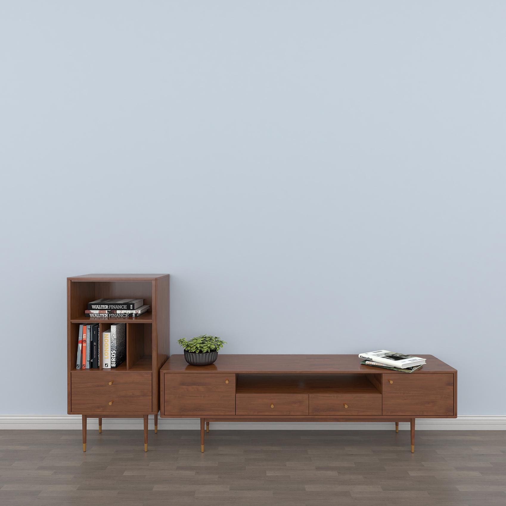 日式电视柜组合