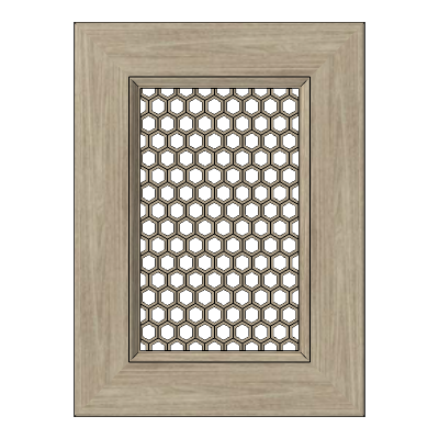 新中式双色镶嵌门板