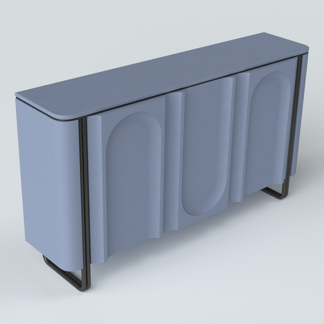 现代烤漆玄关柜