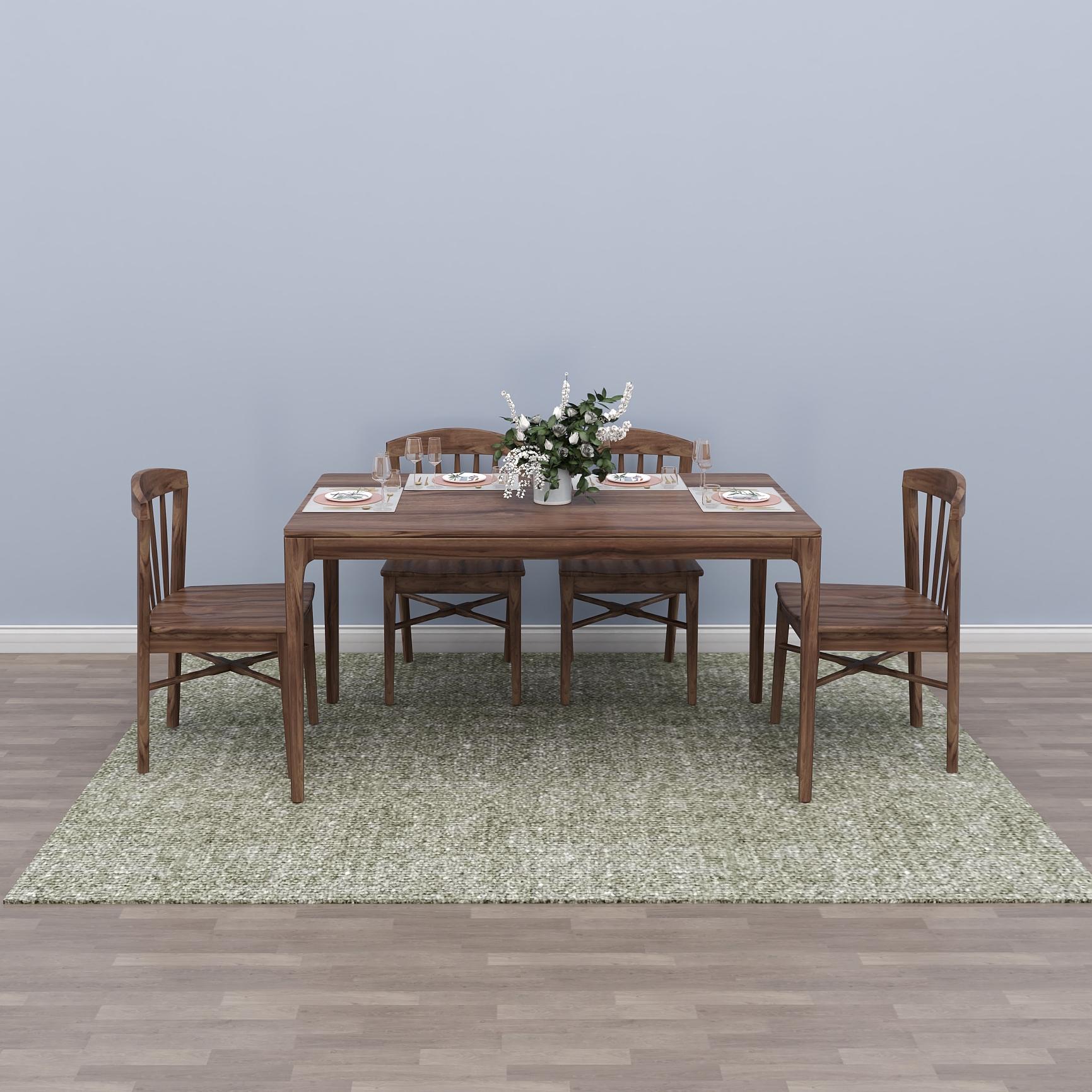 现代餐桌椅组合-优木良匠