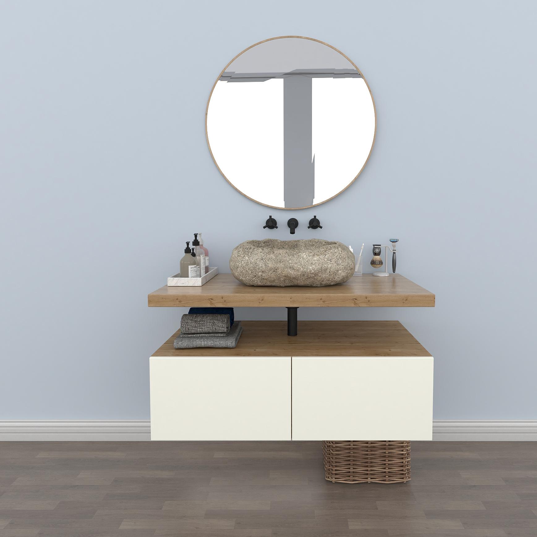 日式浴室柜组合