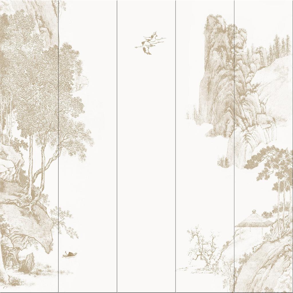 新中式山水壁纸画