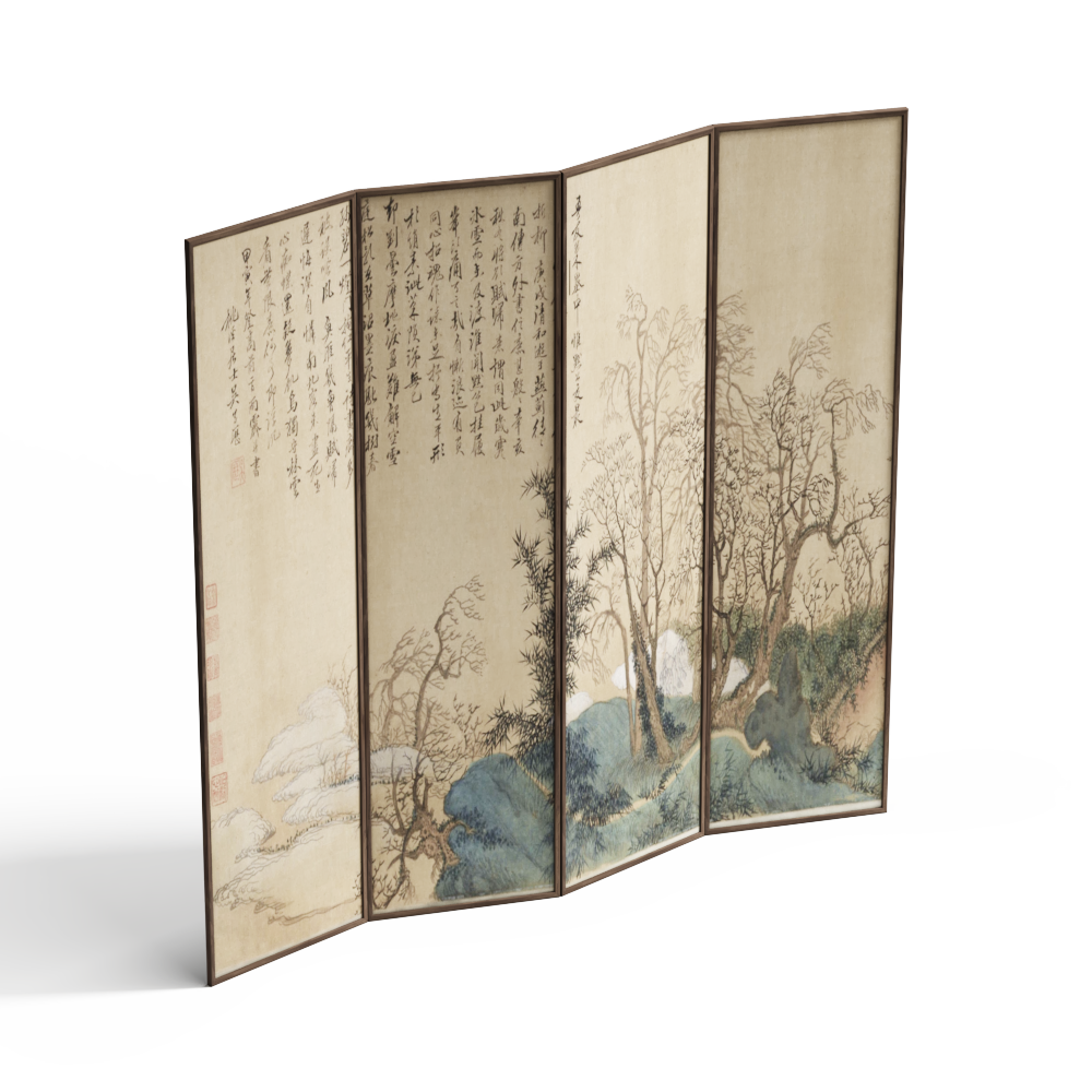 新中式屏风