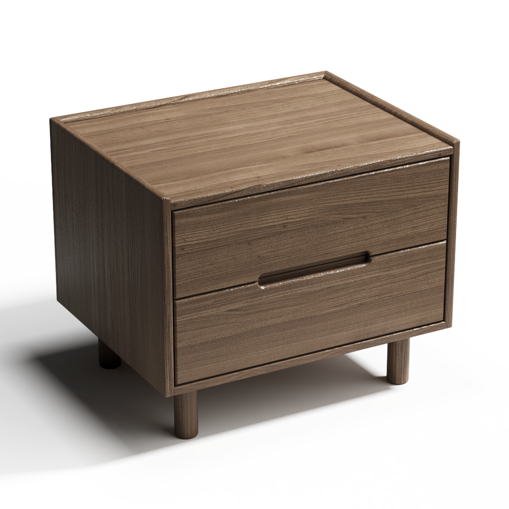 宋式风床头柜