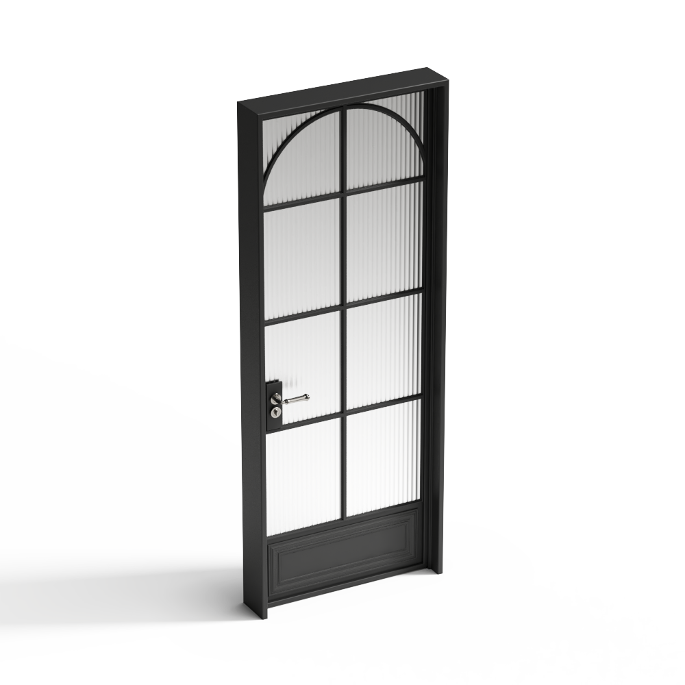 法式玻璃单开门