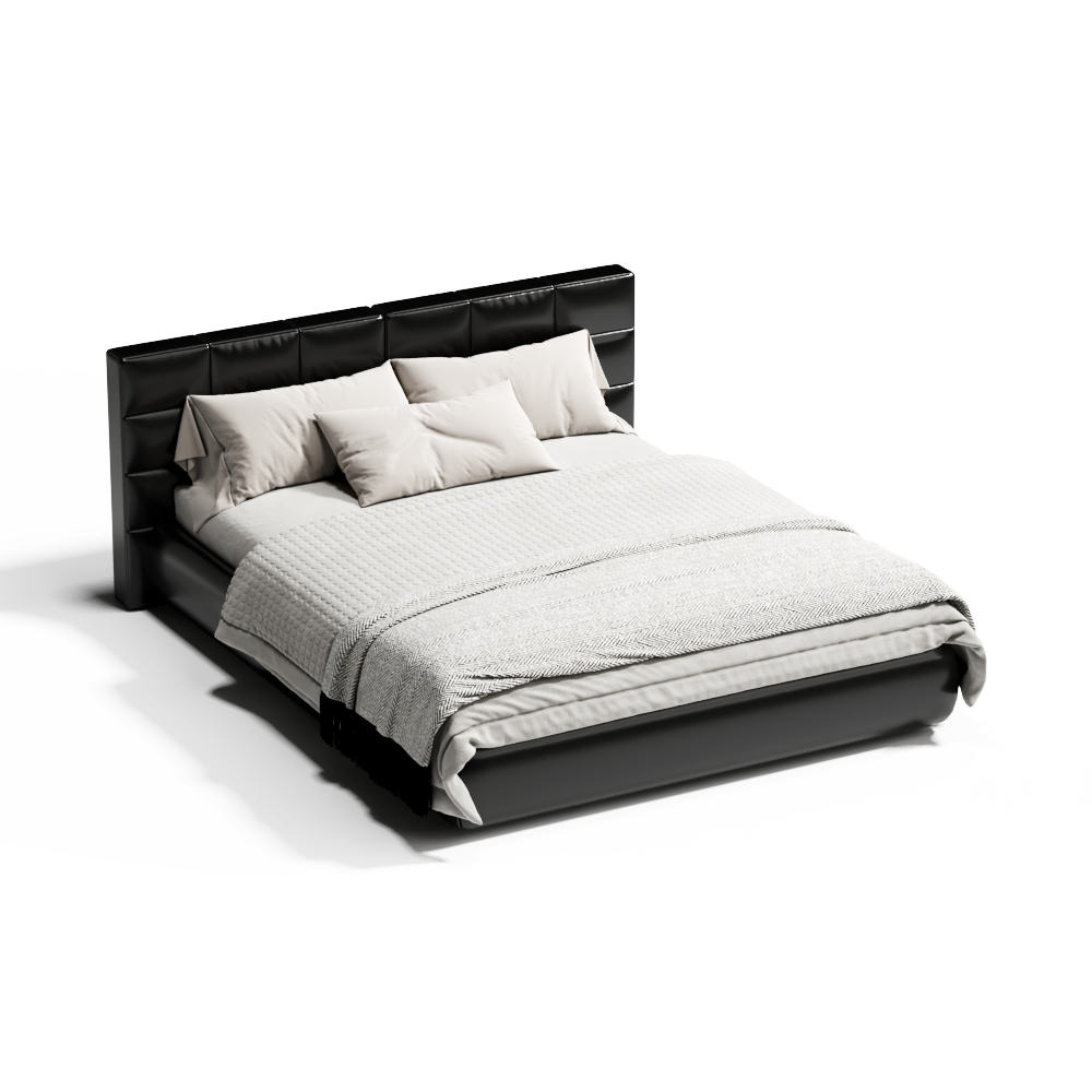 意式简约双人床