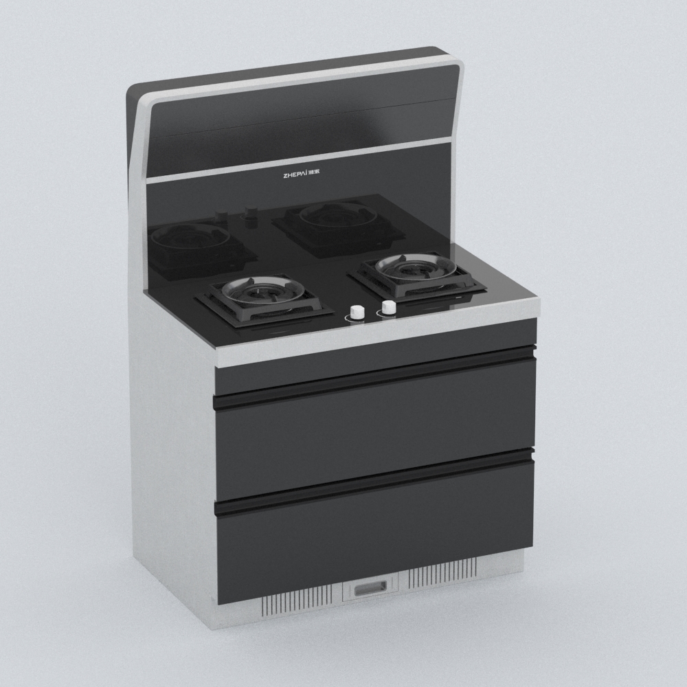 浙派-90b12h1模型素材-集成灶浙派浙派模型-三维家模型素材库