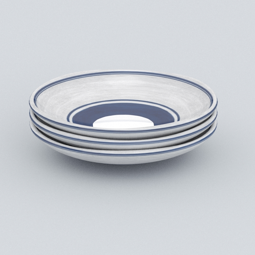 碟子模型素材-碗碟模型-三维家模型素材库