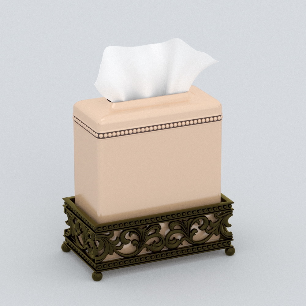 纸巾盒--尺寸错误,关闭模型素材-其它模型-三维家模型素材库