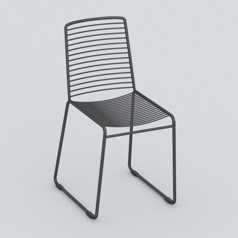 北欧金属休闲椅