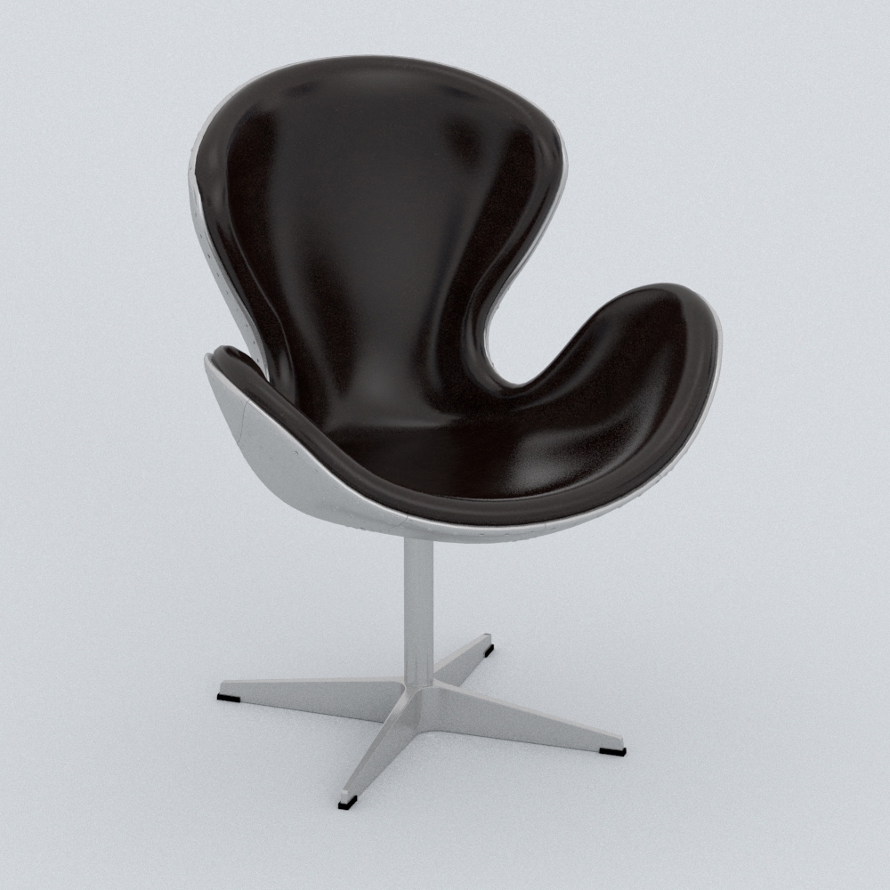 现代皮艺蛋壳椅