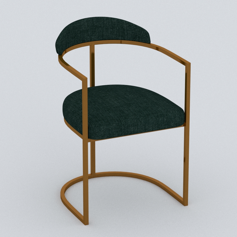 轻奢风金属休闲椅