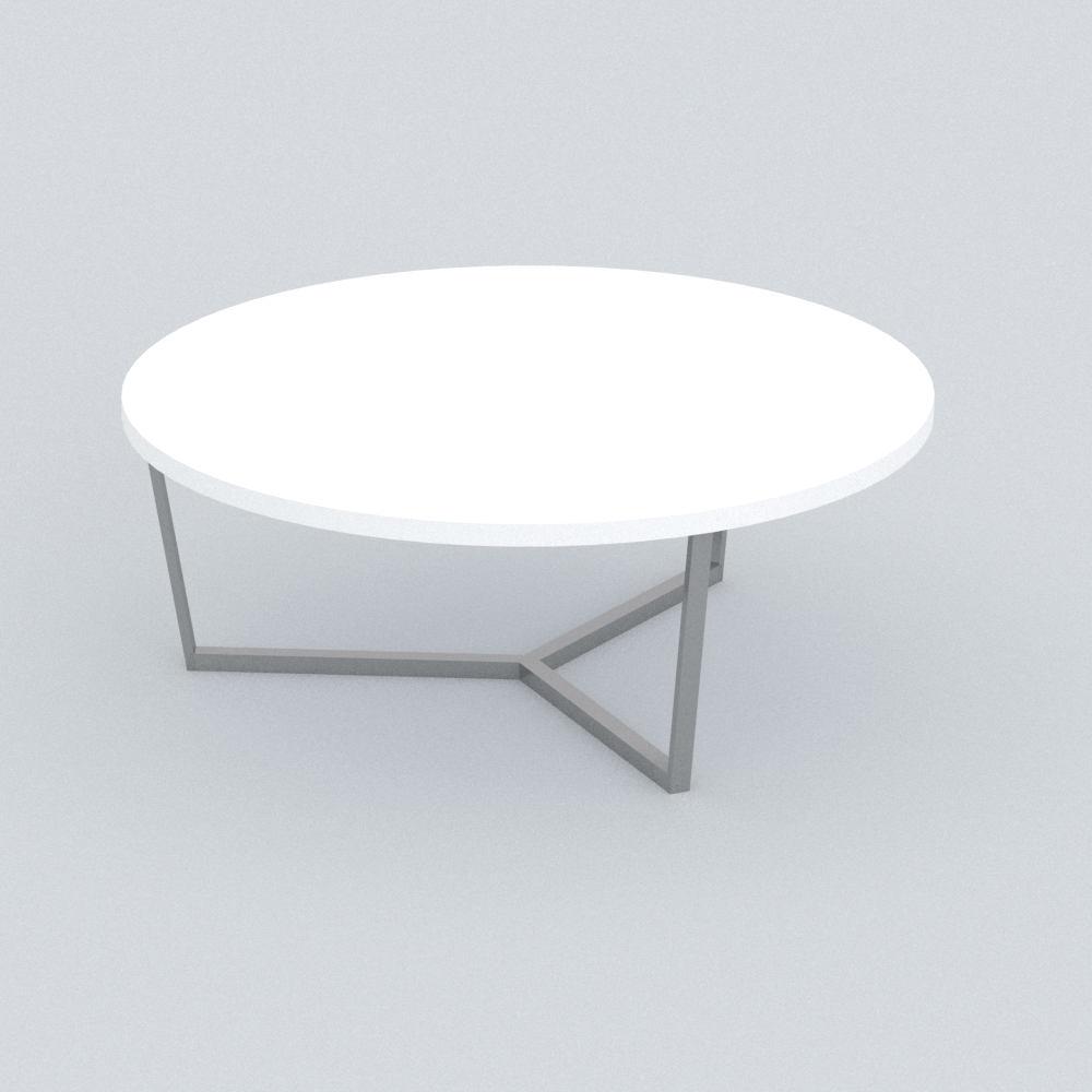 现代木艺茶几模型素材-实木现代茶几白色模型-三维家模型素材库