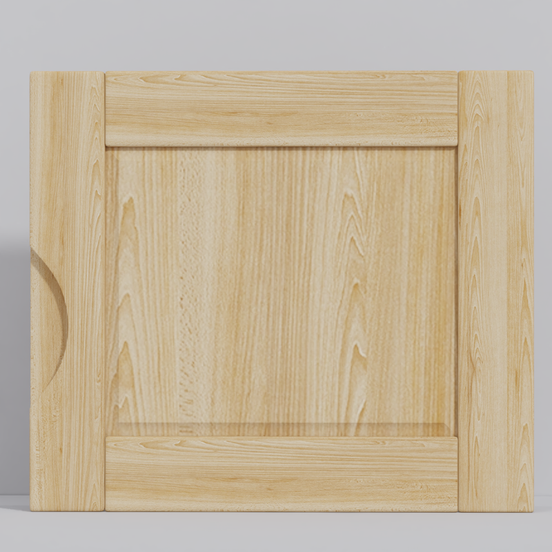 原木单框短门板-左