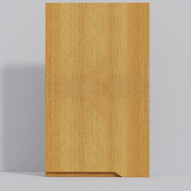 免拉手木门-下左