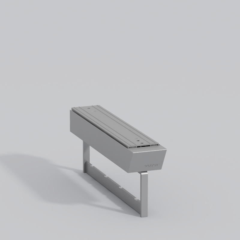 顶装吊衣架300柜（珍珠灰）-图特